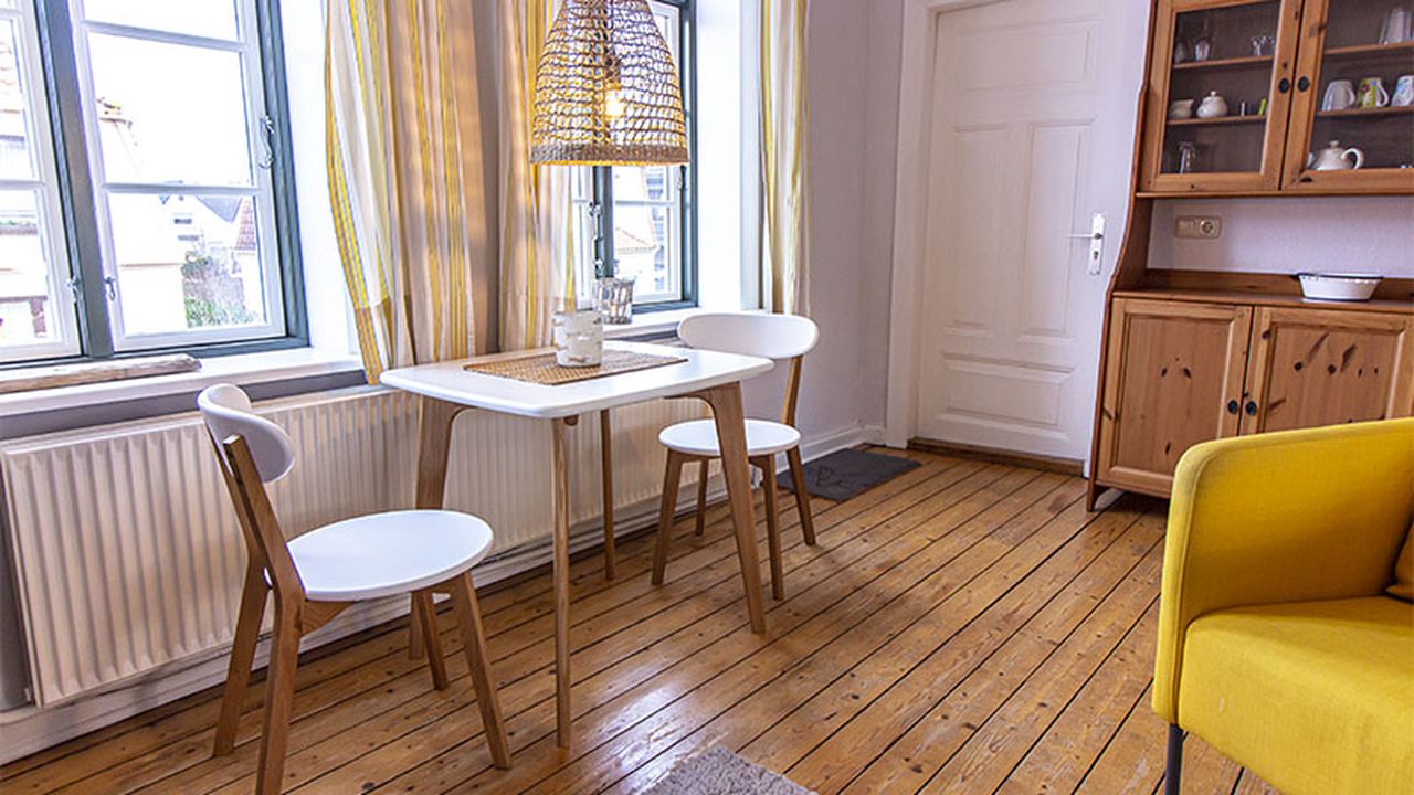 Essbereich im Wohnraum Essbereich im Wohnraum